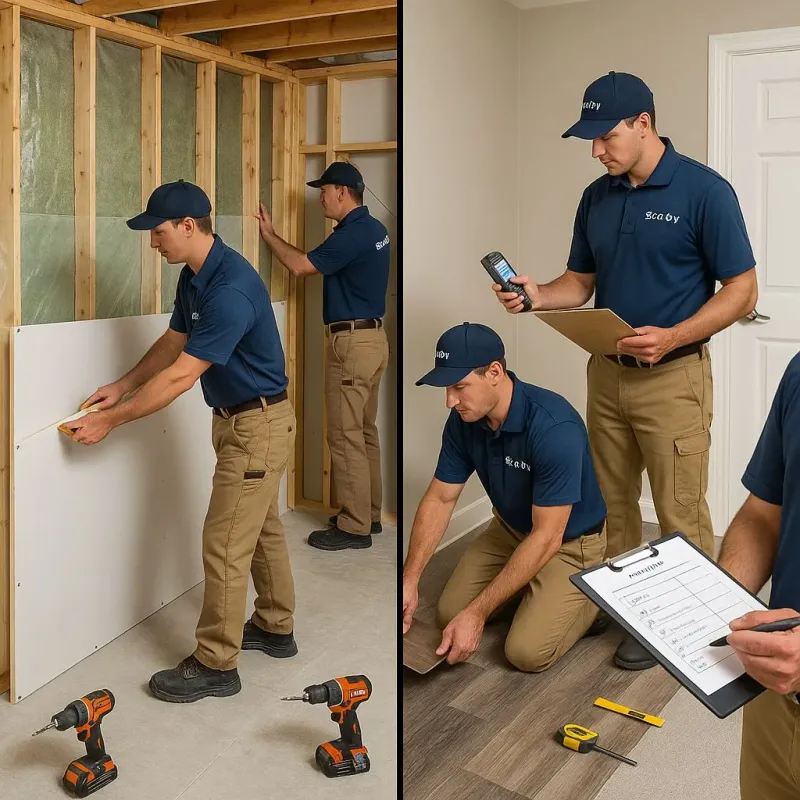 Repairs and Reconstruction process in Aubrey, TX